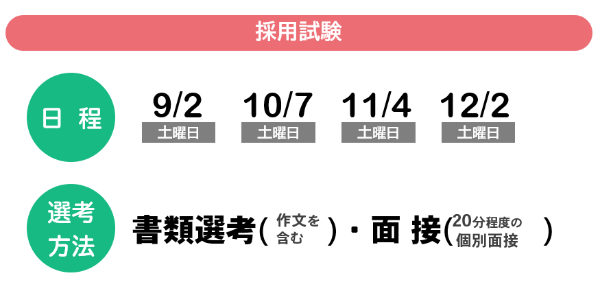 2023年 新卒看護師試験日程（9/2，10/7，11/4，12/2）