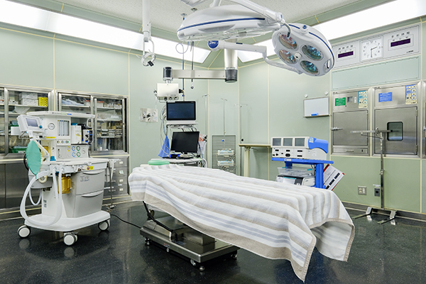先進の設備を整え、治療内容、安全面においてもこだわりのつまった手術室